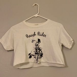 Brandy Melville Rough Rider Crop Top